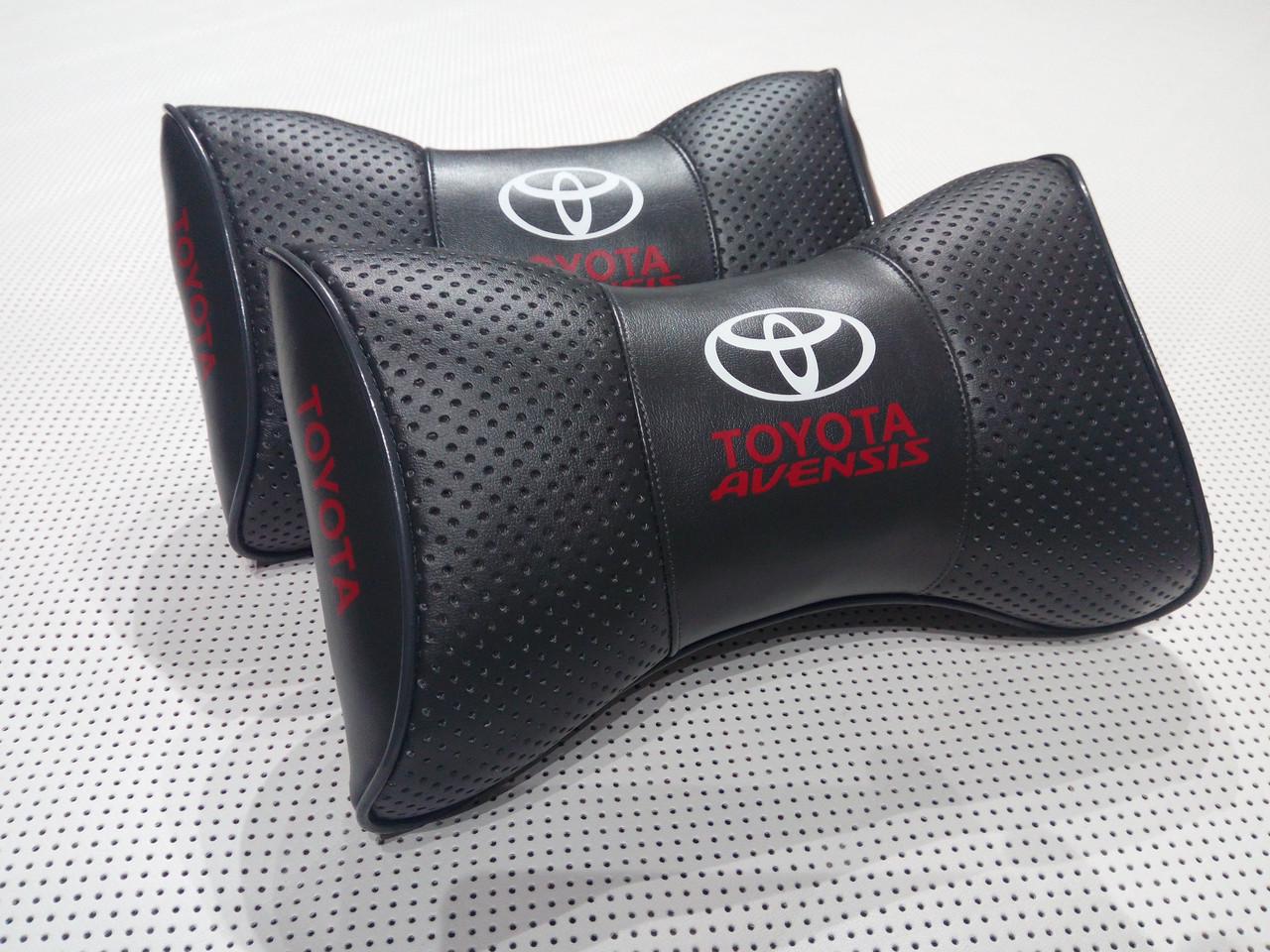 Подушка на подголовник авто Toyota 2 шт. (00148)