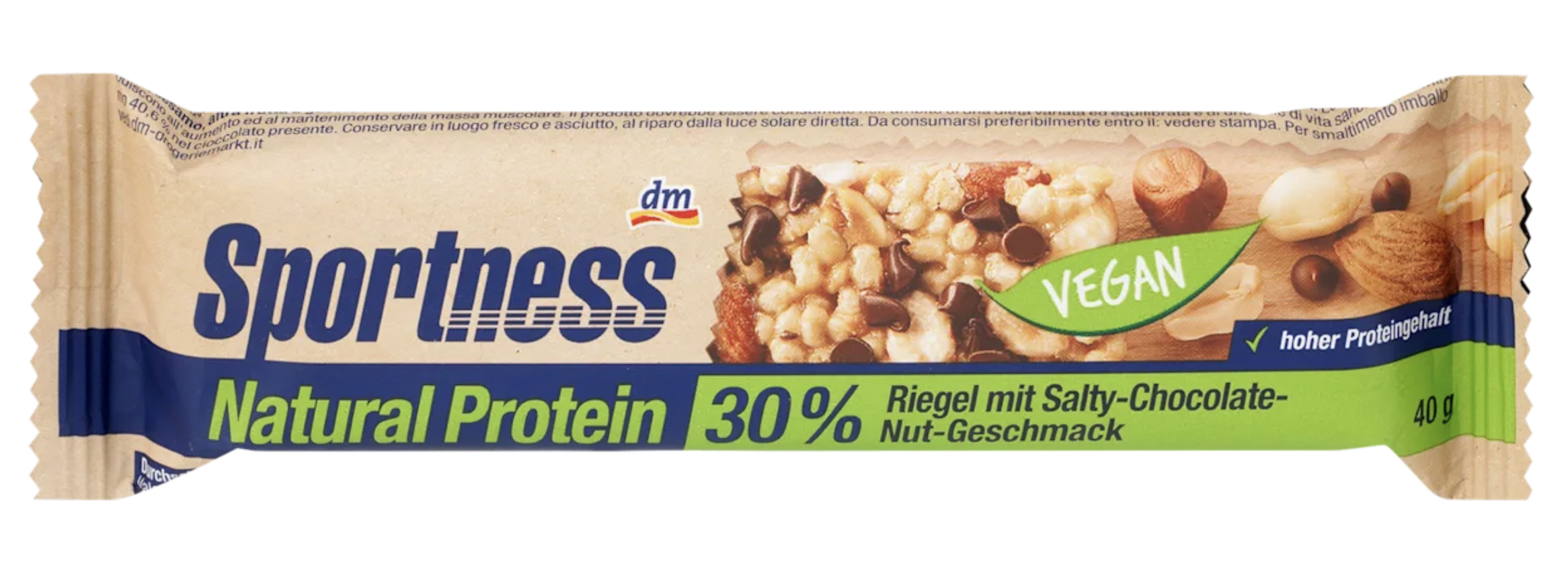 Батончик протеїновий Sportness Natural Protein Salty-Chocatal-Nut 40 г (EPI-29012026-114)