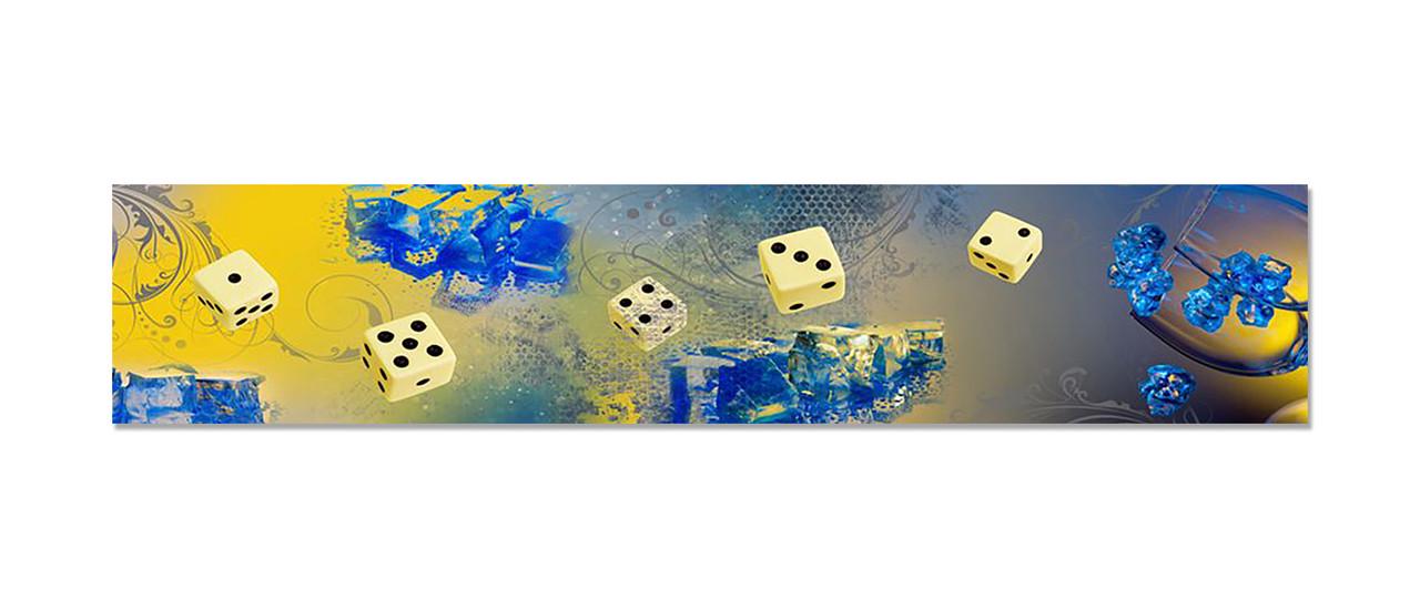 Наліпка вінілова на кухню Zatarga Гральні Кістки 600х3000 мм (1283915303) Наліпка вінілова на кухню Zatarga Гральні Кістки 600х3000 мм (1283915303)