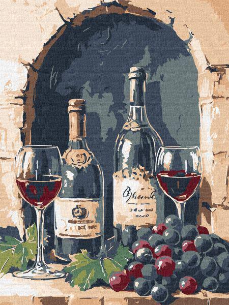 Картина за номерами Ideyka Гармонія вина 30x40 см (Id-KHO5730)