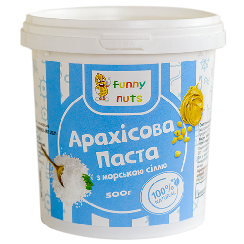 Арахисовая паста FunnyNuts с морской солью 500 г (1313043297)