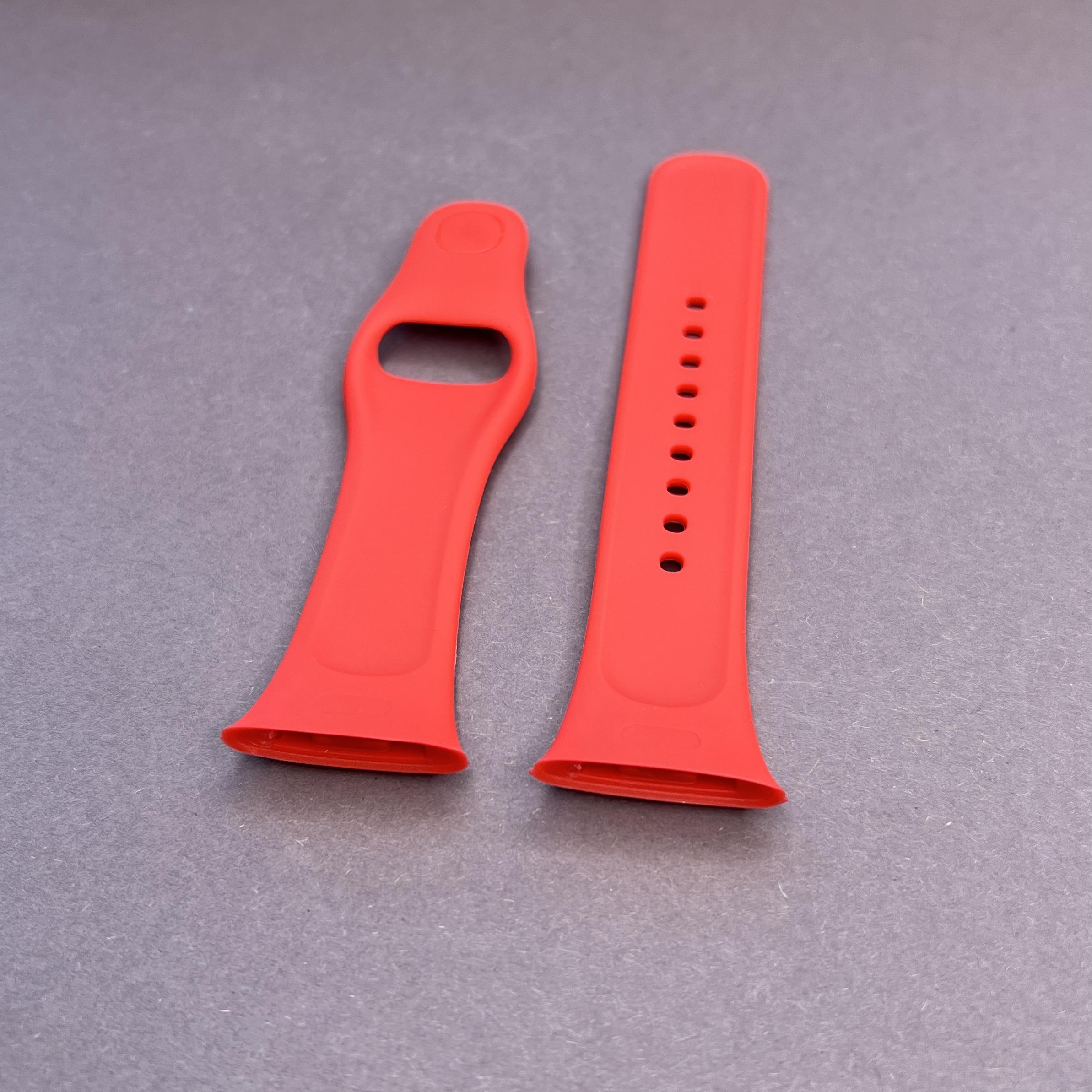 Ремешок силиконовый для Xiaomi Redmi Watch 3 на кнопке браслет Красный (507321) - фото 2 Ремешок силиконовый для Xiaomi Redmi Watch 3 на кнопке браслет Красный (507321) - фото 2