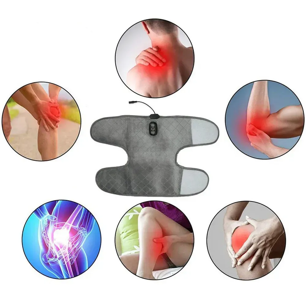 Масажер бандаж колінного суглоба з підігрівом від мережі (30641907) - фото 3