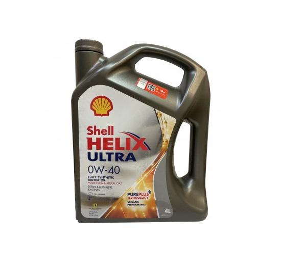 Мастило моторне Shell Helix Ultra 0W-40 4 л (714)