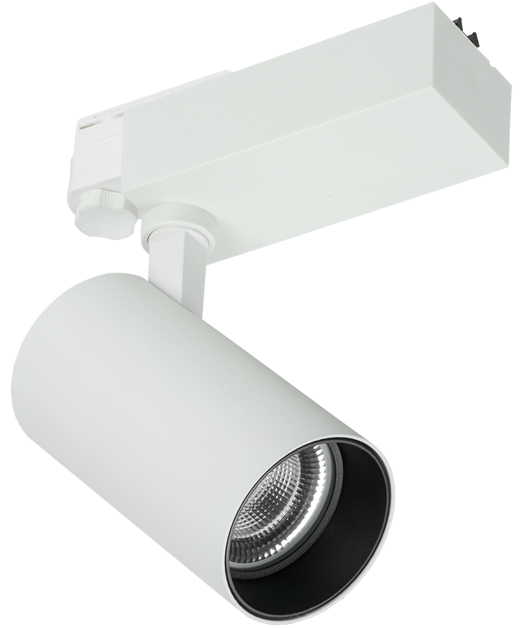 Светильник трековый LED УЕК 302 PRO трехфазный 30W 220V 2300lm 4000K 83x155 мм Белый (LDSK-0-302-30-4000-K01) Светильник трековый LED УЕК 302 PRO трехфазный 30W 220V 2300lm 4000K 83x155 мм Белый (LDSK-0-302-30-4000-K01)