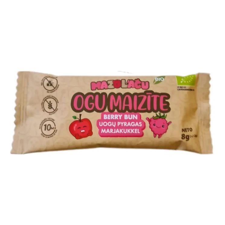 Батончик Mazo Lacu органический фруктовый Яблоко-Груша-Малина безглютеновый 10 месяцев Батончик Mazo Lacu органический фруктовый Яблоко-Груша-Малина безглютеновый 10 месяцев