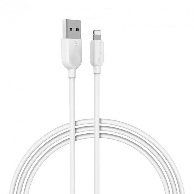 Кабель Borofone BX14 USB Lightning для iPhone 3 м 2,4 A Белый - фото 4