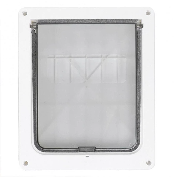 Дверцы для собак с рамкой 43x35,5x4 см Белый (2701758092)