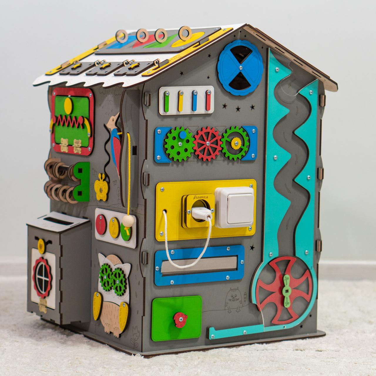 Бизидом 35 игровых зон 55х40х40 см Серый (28091790)