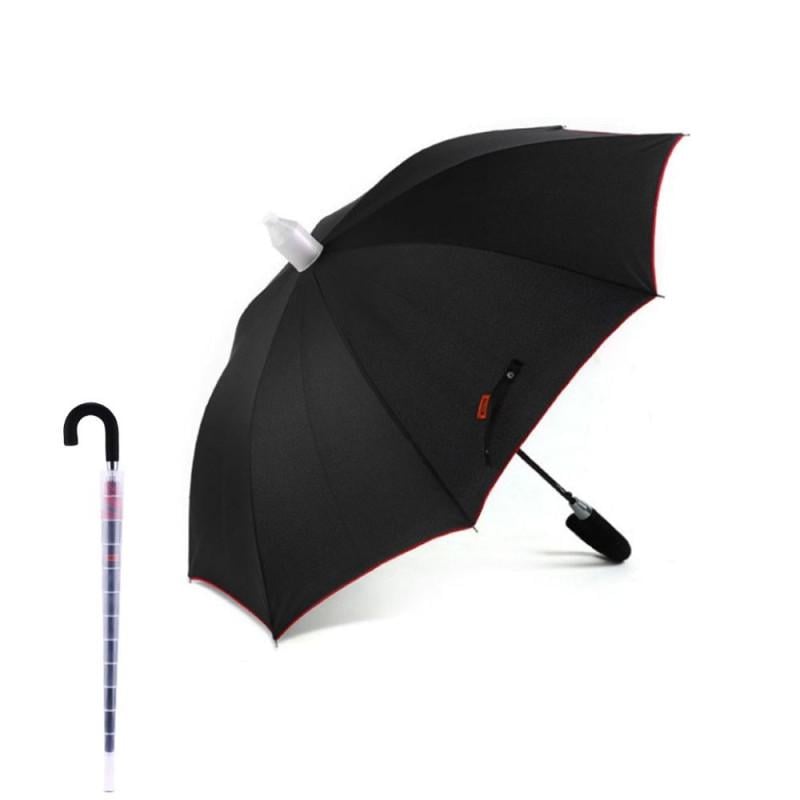 Зонтик-трость для взрослых автоматический обратной сборки Umbrella RT-U11 Drip Proof Remax Black (125001) - фото 2