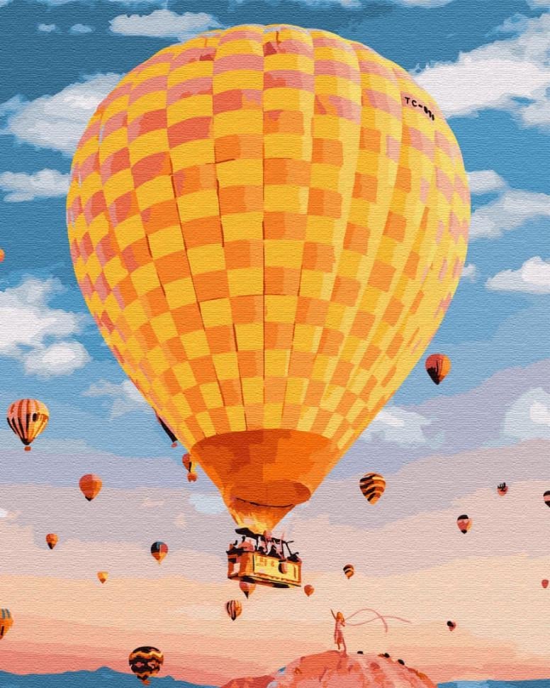 Картина за номерами Brushme Повітряна куля (GX25451)