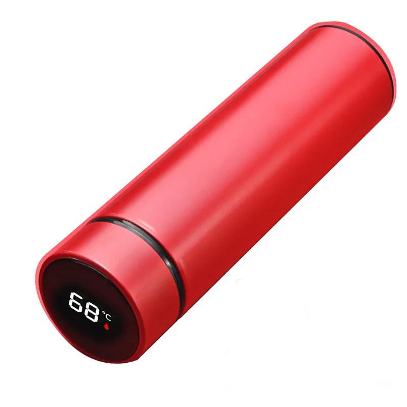 Термос Unique із датчиком температури 500 мл Червоний (UN-1006)