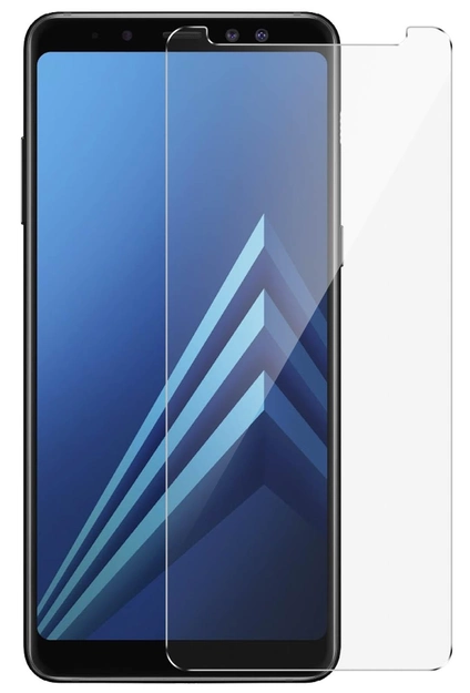 Загартоване захисне скло на Samsung A8 (2018) / Без рамки / Прозоре