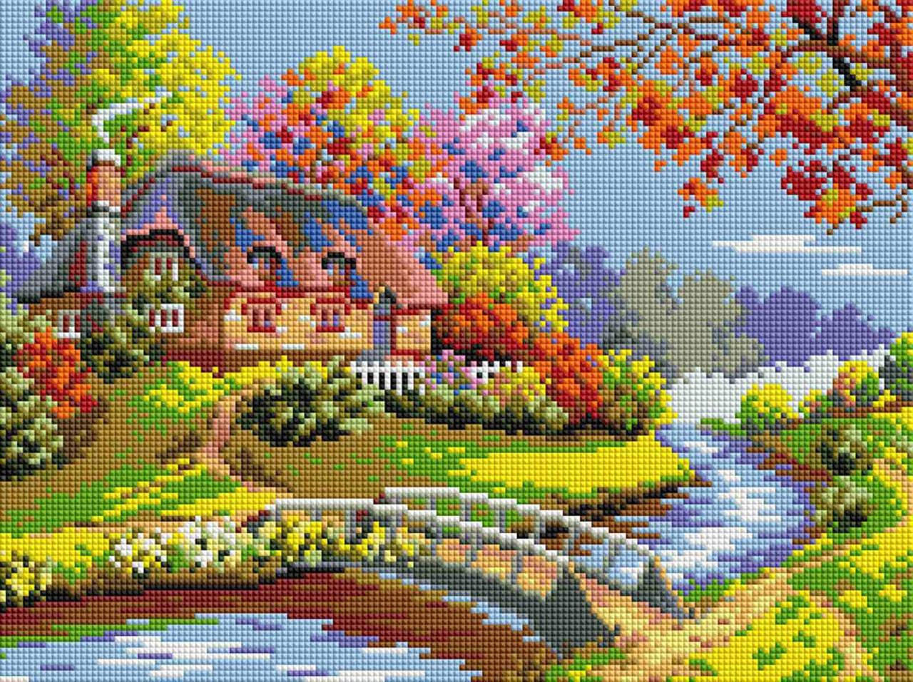 Алмазна мозаїка ColorArt Красивий краєвид 20х30 см (DT713)