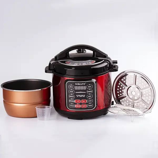 Мультиварка электрическая Sokany с антипригарным покрытием 1000 Вт 5 л (SK-2402) - фото 2 Мультиварка электрическая Sokany с антипригарным покрытием 1000 Вт 5 л (SK-2402) - фото 2