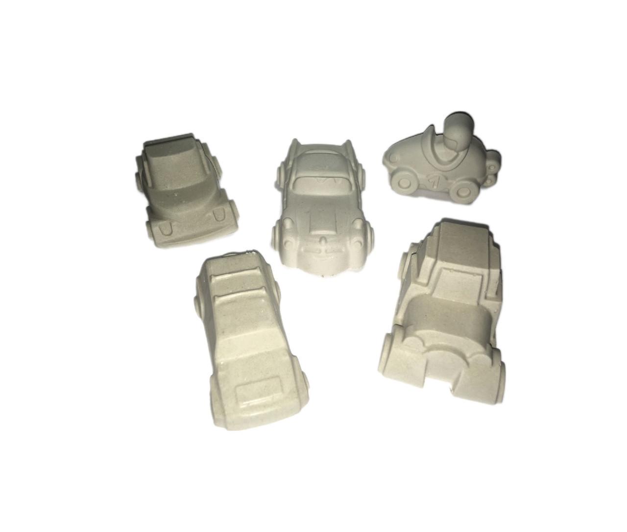Фігурки для розмальовки 3D PandClub Машини 5 шт. (RN102)