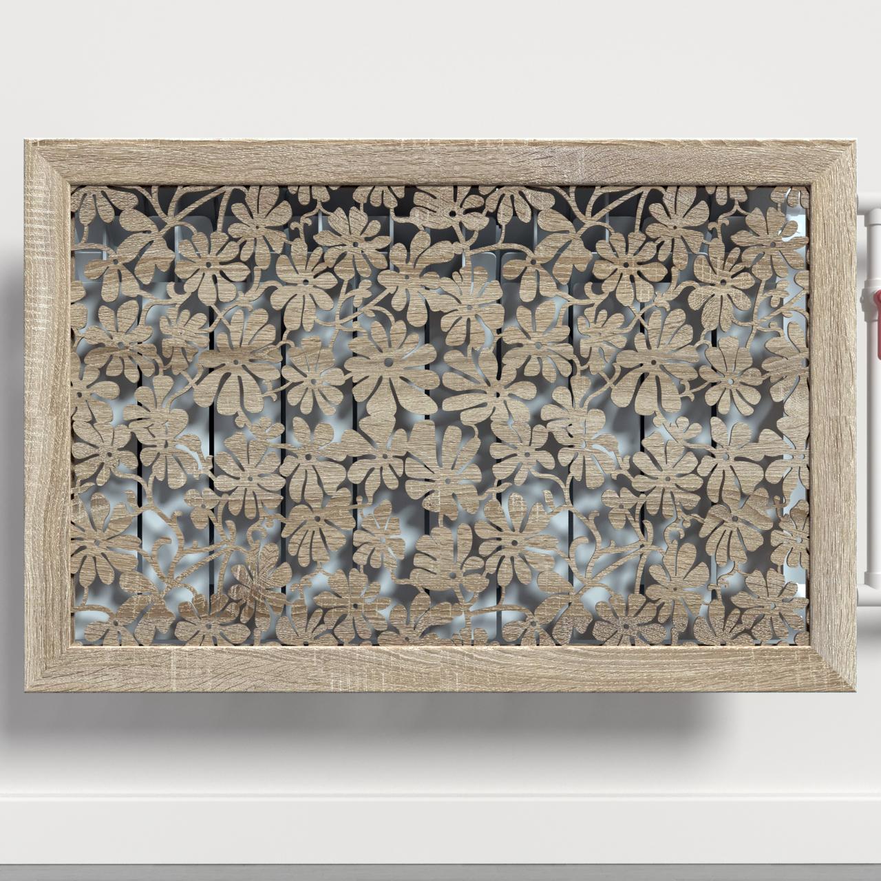 Решетка-экран на батарею SMARTWOOD 1500 мм Дуб Сонома (R20575111)