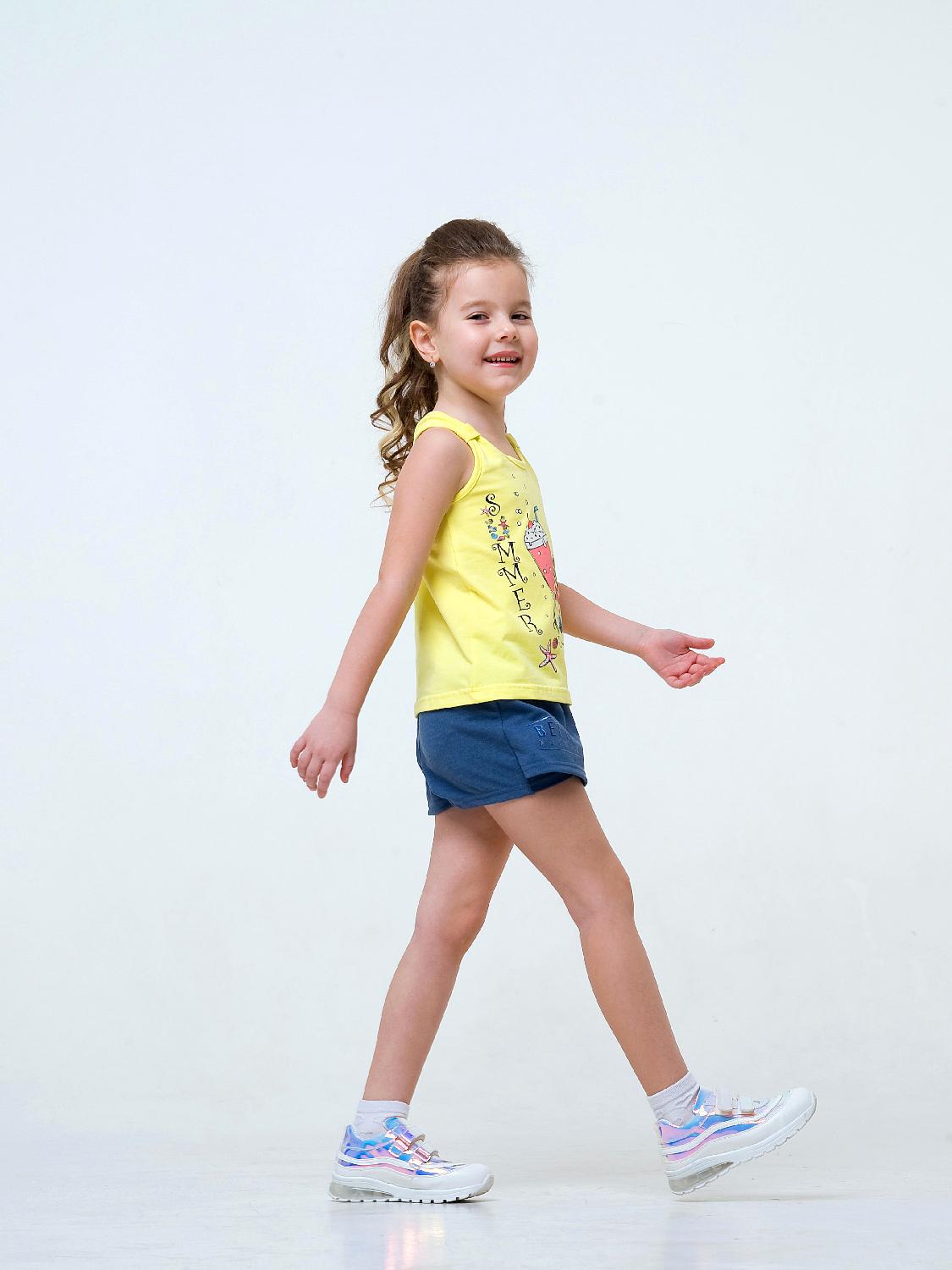 Шорты Smil 104 см Синий меланж (112315) - фото 2 Шорты Smil 104 см Синий меланж (112315) - фото 2