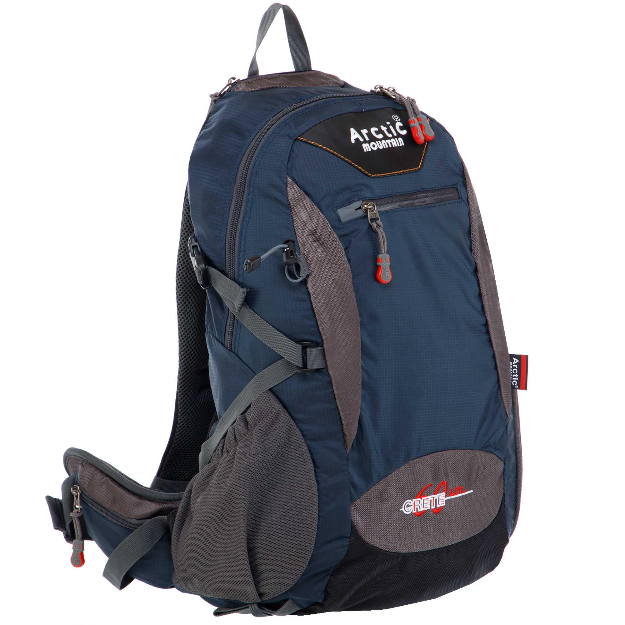 Спортивный рюкзак DTR 8810-3 36 л 49x30x24 см с каркасной спинкой Темно-синий (6936116106128)