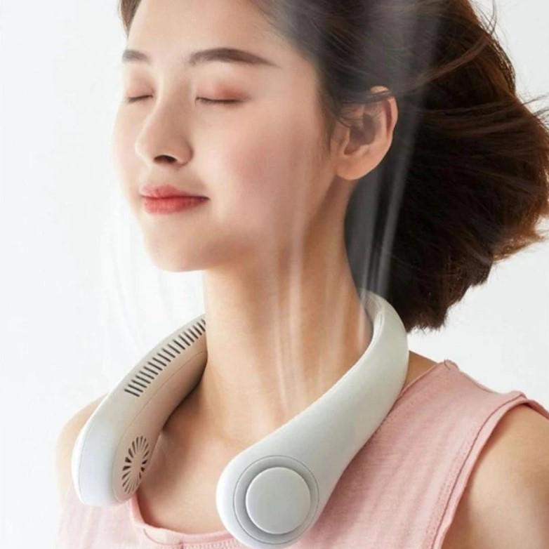 Вентилятор портативний на шию Neck Fan Х5 USB акумуляторний Білий (MX-00009127) - фото 2