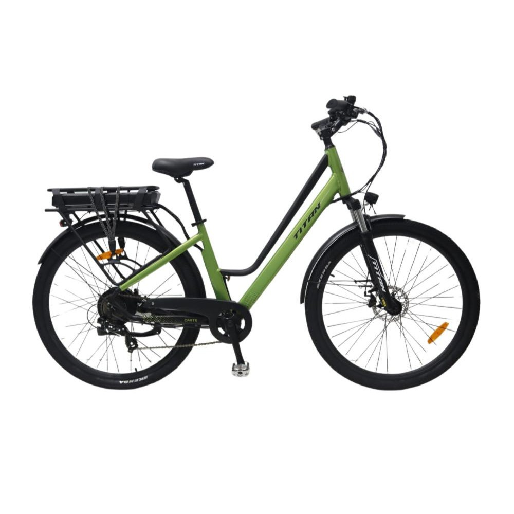 Электровелосипед Titan Carte 2024 29" 17" Green/Black Электровелосипед Titan Carte 2024 29" 17" Green/Black