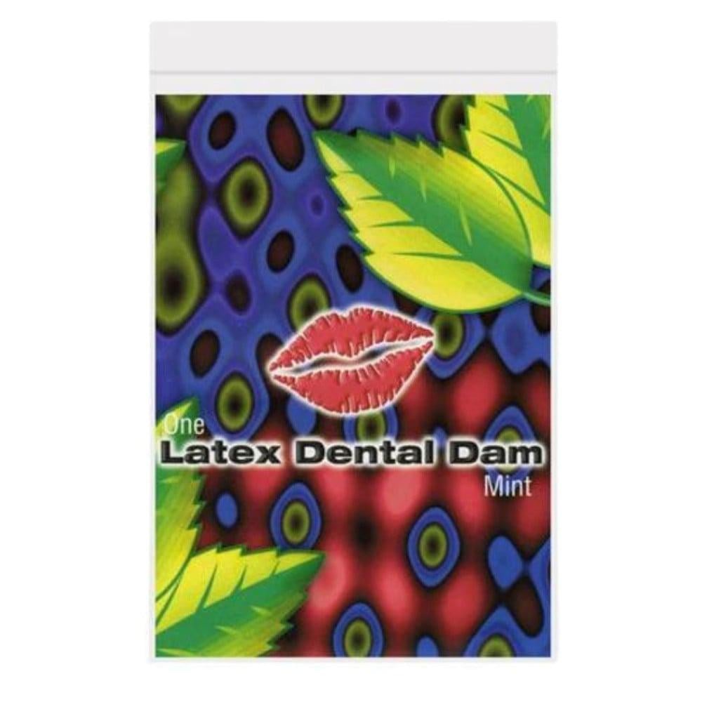 Салфетка орального секса Mint ONE Latex Dental Dams со вкусом мяты 1 шт. (ON60253)