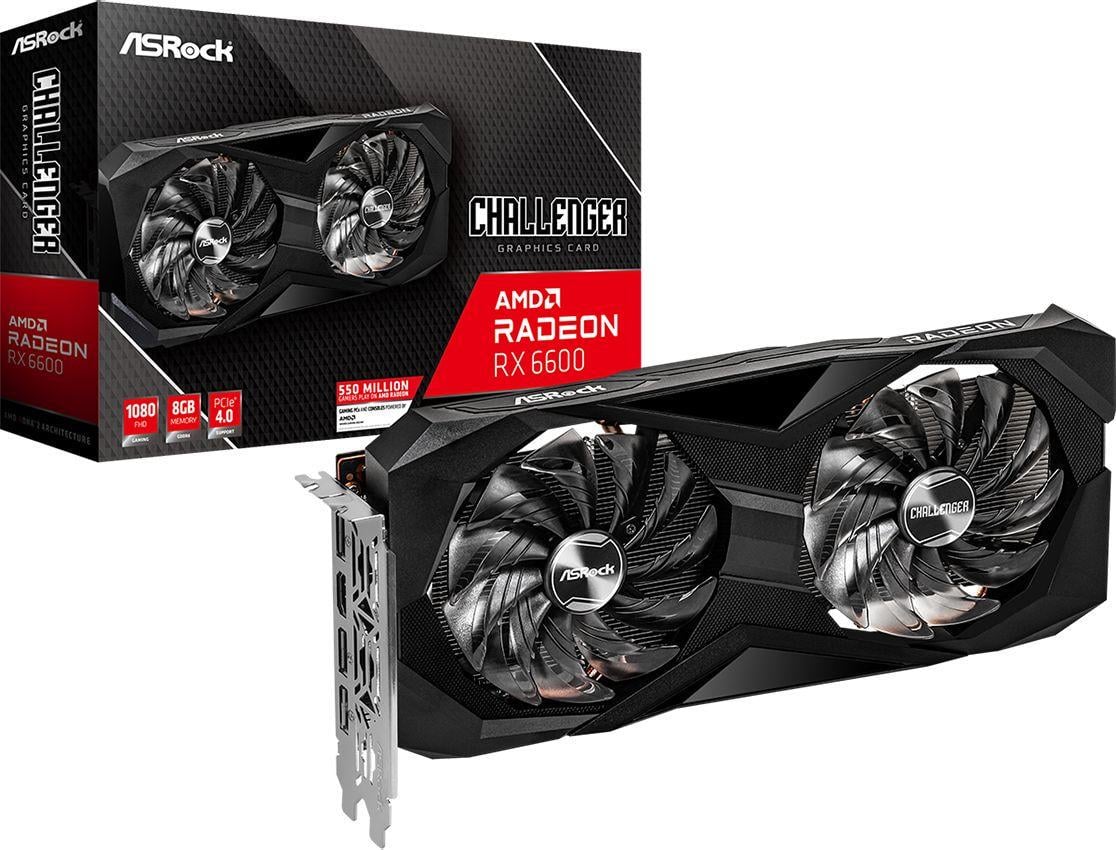 Відеокарта ASRock Radeon RX 6600 Challenger D 8GB (RX6600 CLD 8G)