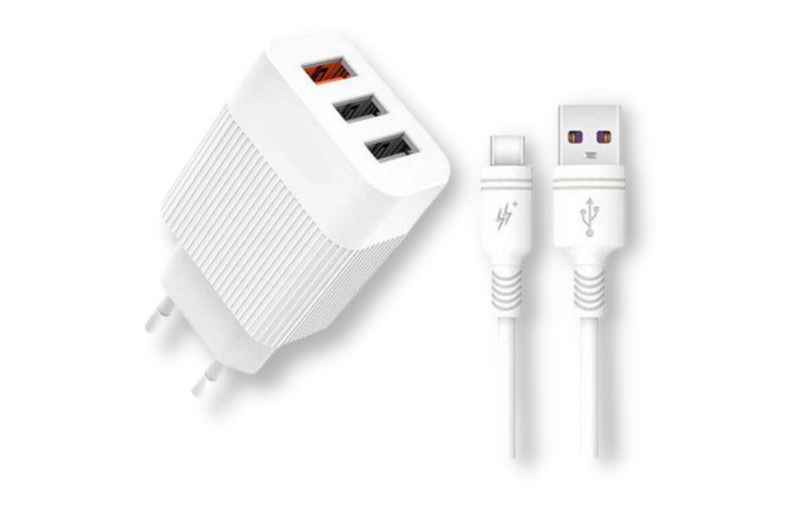 Зарядное устройство L72 QC3.0 Type-C Белый (MAW-41624) Зарядное устройство L72 QC3.0 Type-C Белый (MAW-41624)