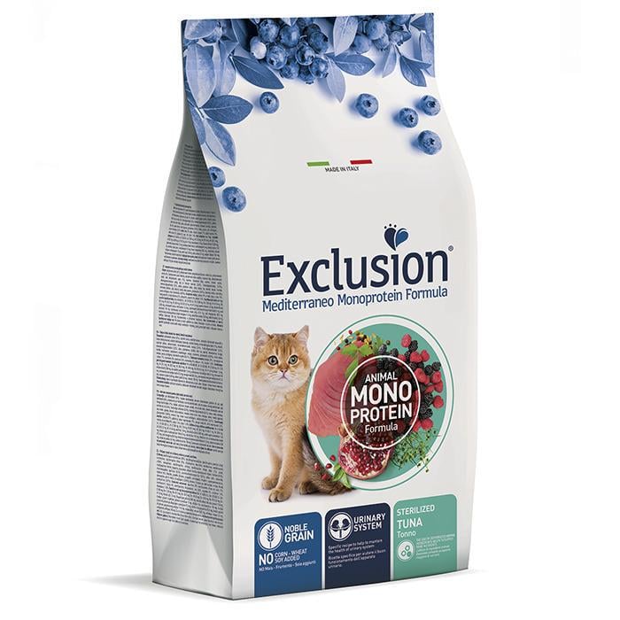 Корм сухой Exclusion Cat Sterilized Tuna для стерилизованных кошек 300 г