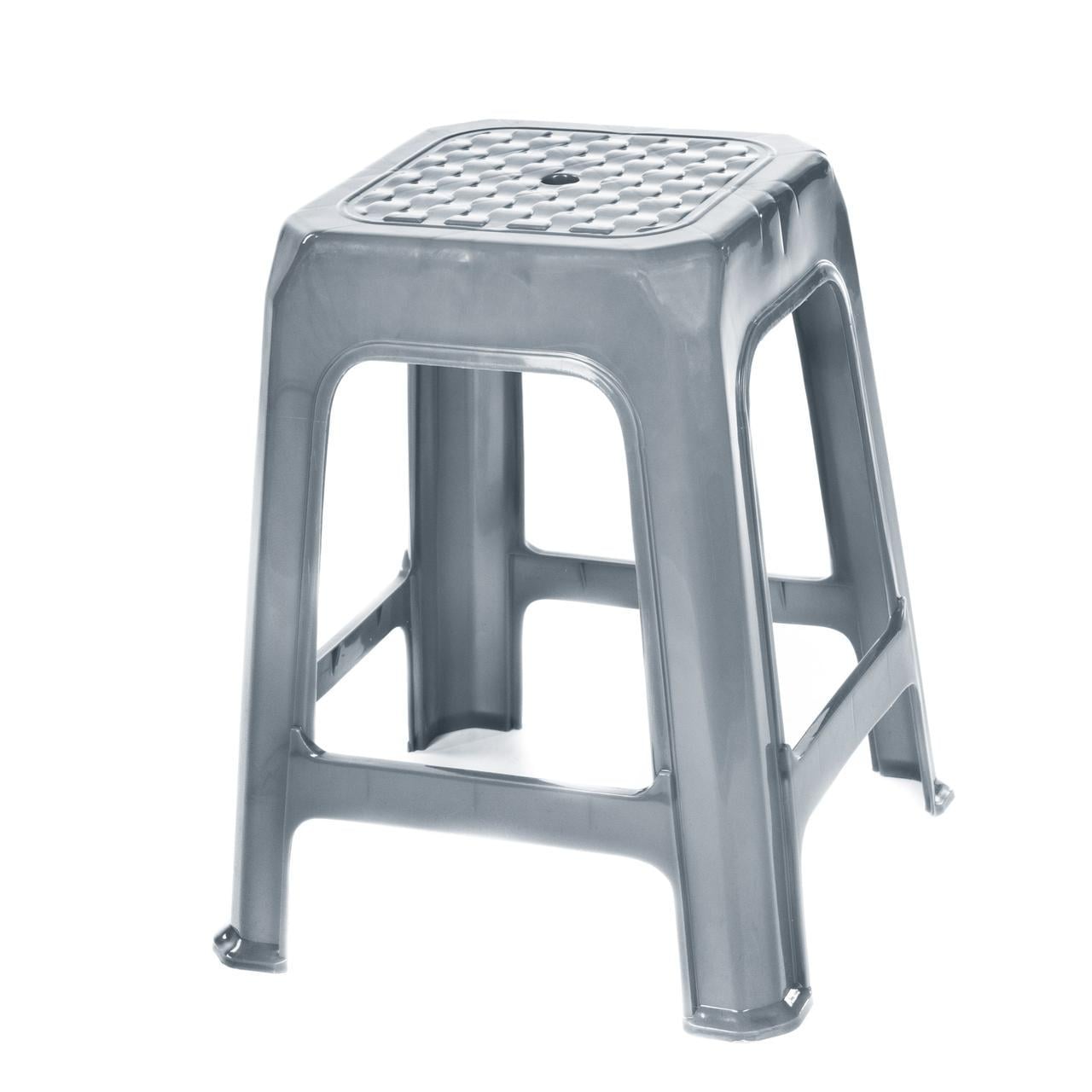 Табурет пластиковый R-Plastic 360x360x435 мм (00007/grey) Табурет пластиковый R-Plastic 360x360x435 мм (00007/grey)