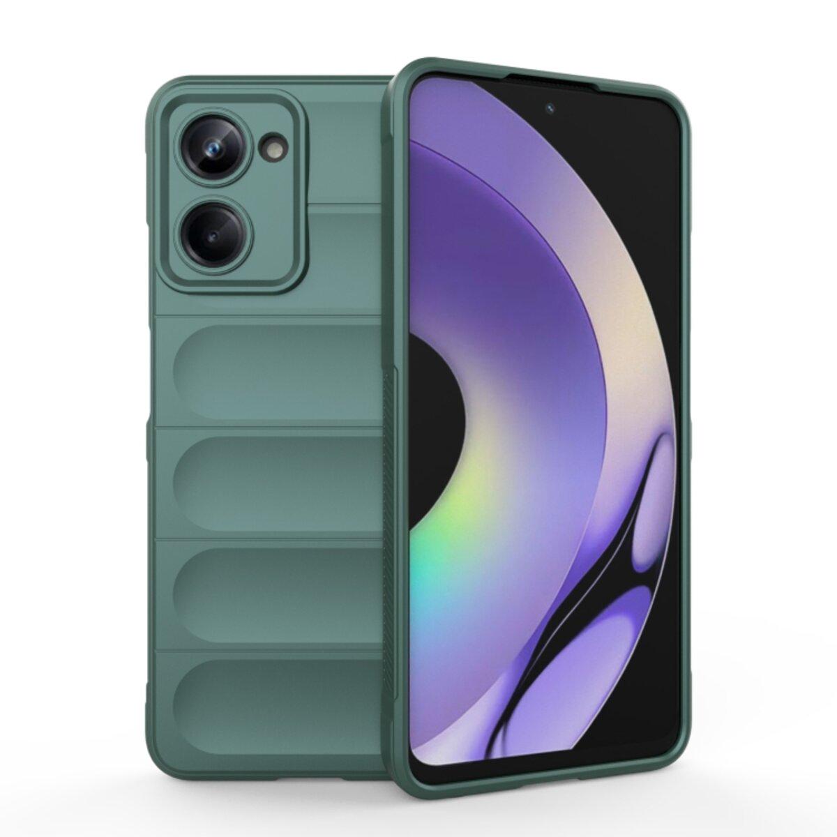 Противоударный чехол для Realme 10 4G Cosmic Magic Shield / Dark Green