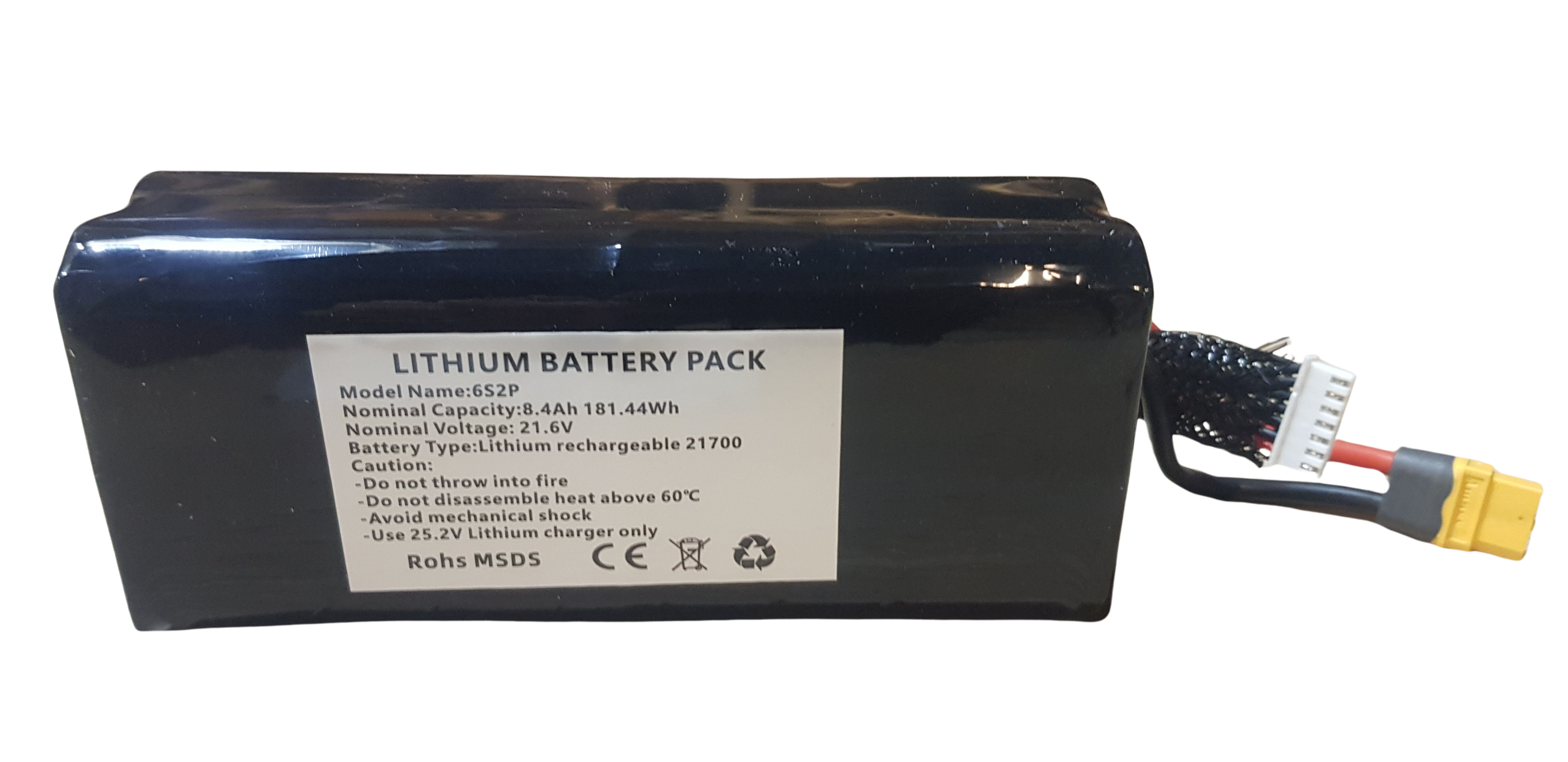 Акумулятор FPV Li_ion 6S2P Molicel P42A 21,6/25,2V 8400 mAh (24846302)