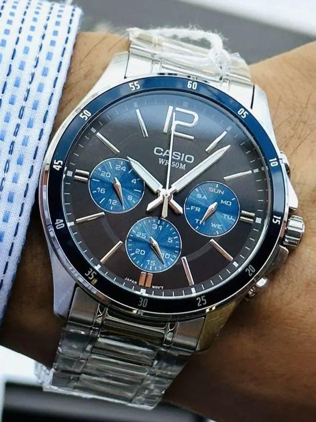 Наручные часы мужские Casio MTP-1374D-2A Timeless Collection Синий (2693529085) Наручные часы мужские Casio MTP-1374D-2A Timeless Collection Синий (2693529085)