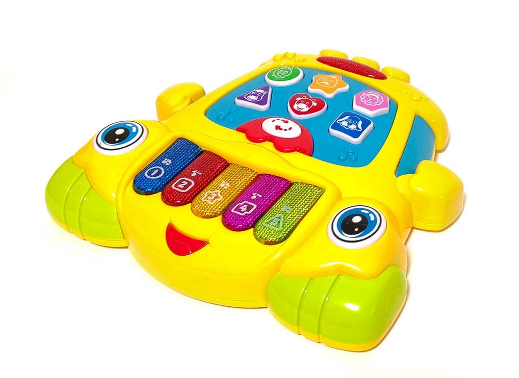 Детское пианино-машинка Jia Yue Toys Желтый