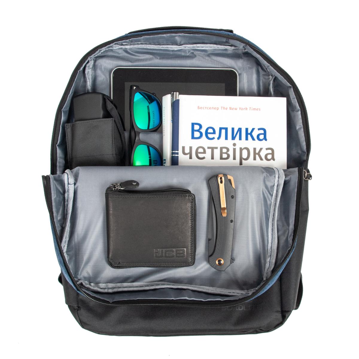 Міський рюкзак Bordlite JBBP 277 Navy/Black - фото 10