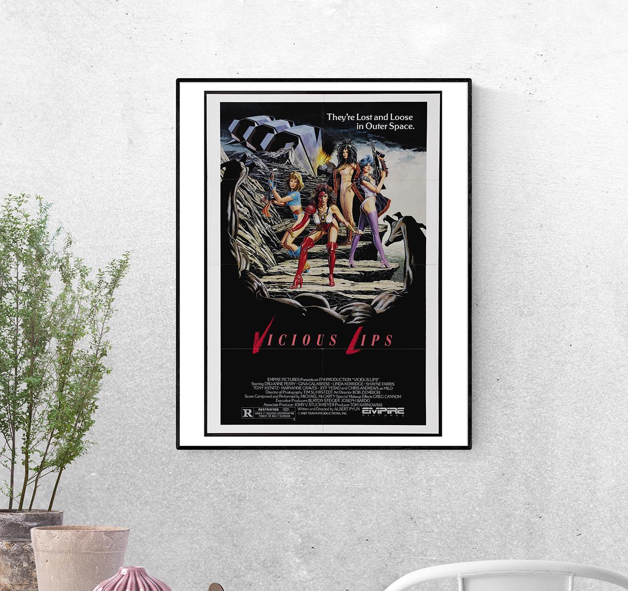 Постер Порочные губы 1986 г. Режиссёр Альберт Пьюн формат А-4 (Afisha1902008_Poster)
