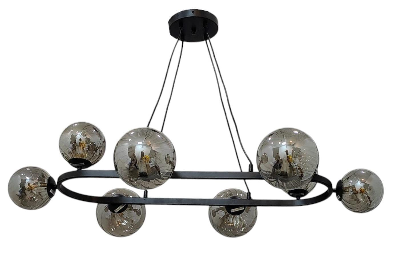 Люстра BR-01 697S/8 G9 BK+GY (27-204)