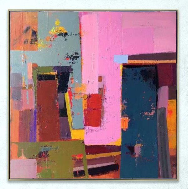 Картина на холсте ArtSale Абстракция 70х70 см abst0121
