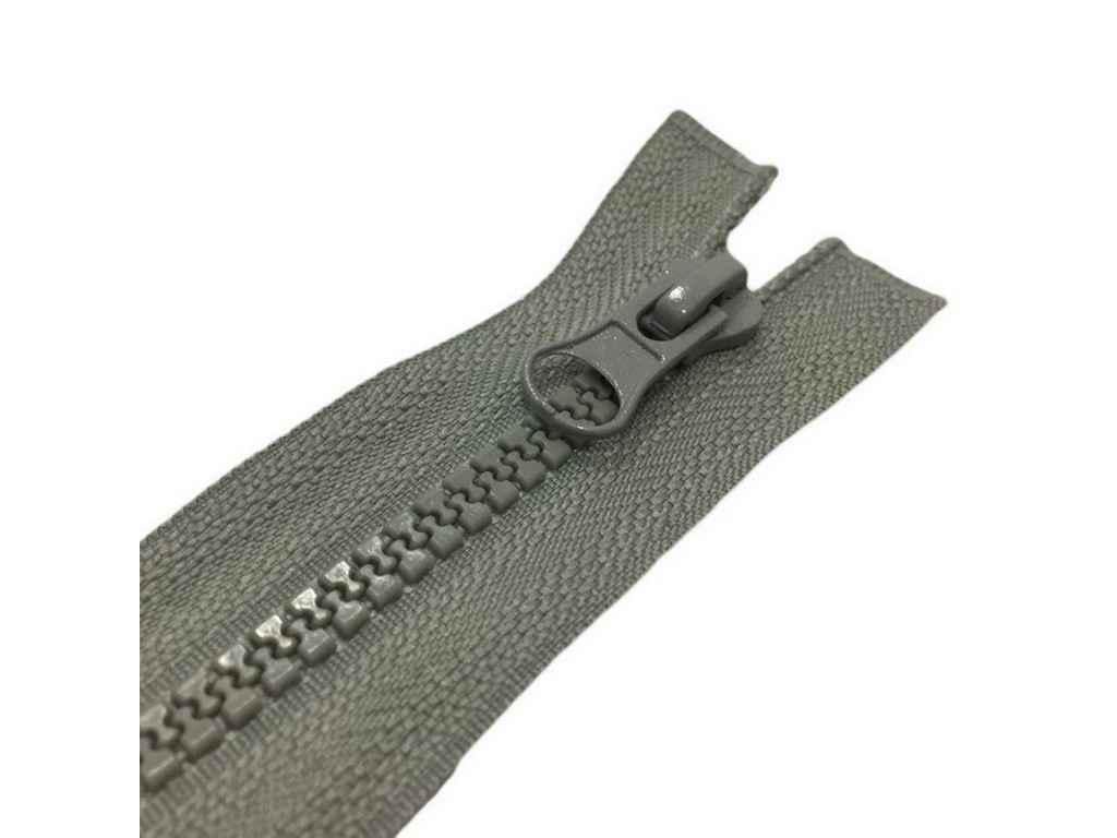 Молния Welltex разъемная трактор №5 S-225 ZIP 65 см Светло-серый (571130)