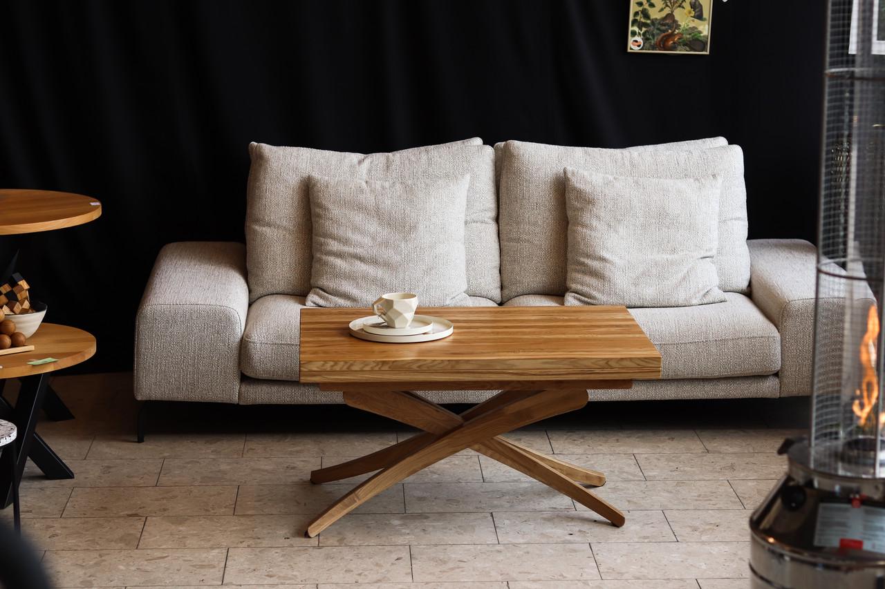 Стол трансформер MKM Spider 3в1 Натуральный (1671569973) - фото 6 Стол трансформер MKM Spider 3в1 Натуральный (1671569973) - фото 6