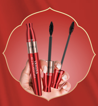 Тушь для ресниц YANQINA 4D 2 in1 Waterproof Mascara Double Effect Mascara 8,5 мл Черный (0402016) - фото 8