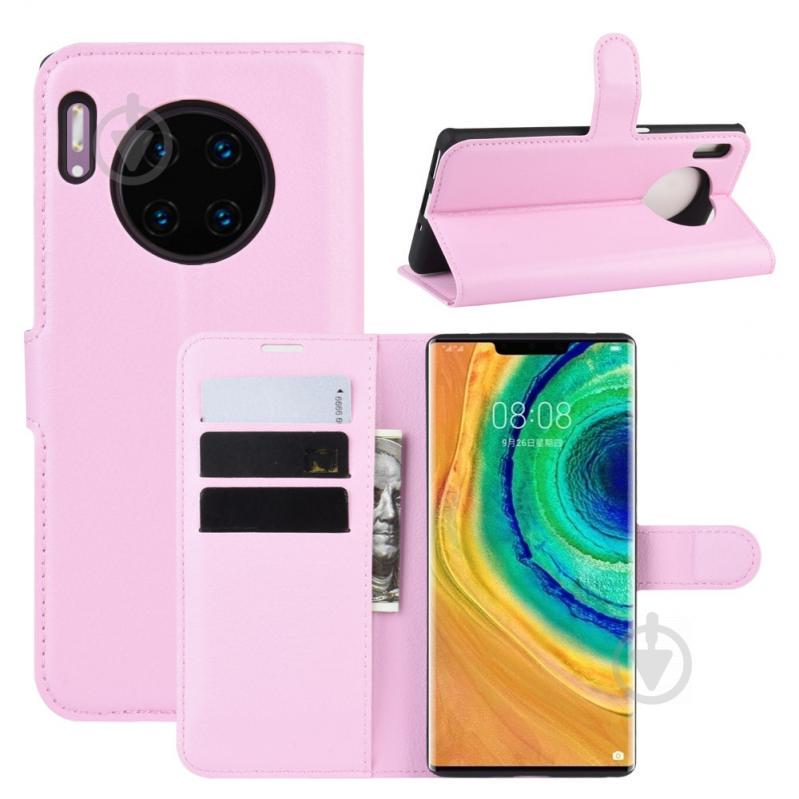 Чохол-книжка Litchie Wallet для Huawei Mate 30 Pro Pink (hub_hSEy51157) - фото 2