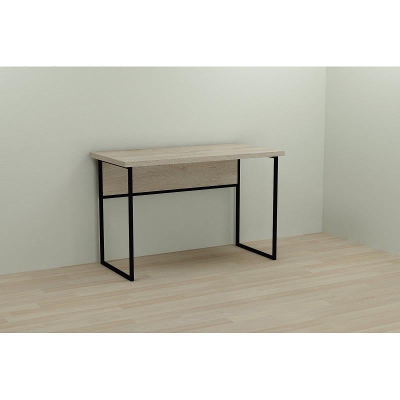 Компьютерный стол Ferrum-decor Kodi метал/ДСП 32 мм Черный/Дуб сонома (FRD-103737)