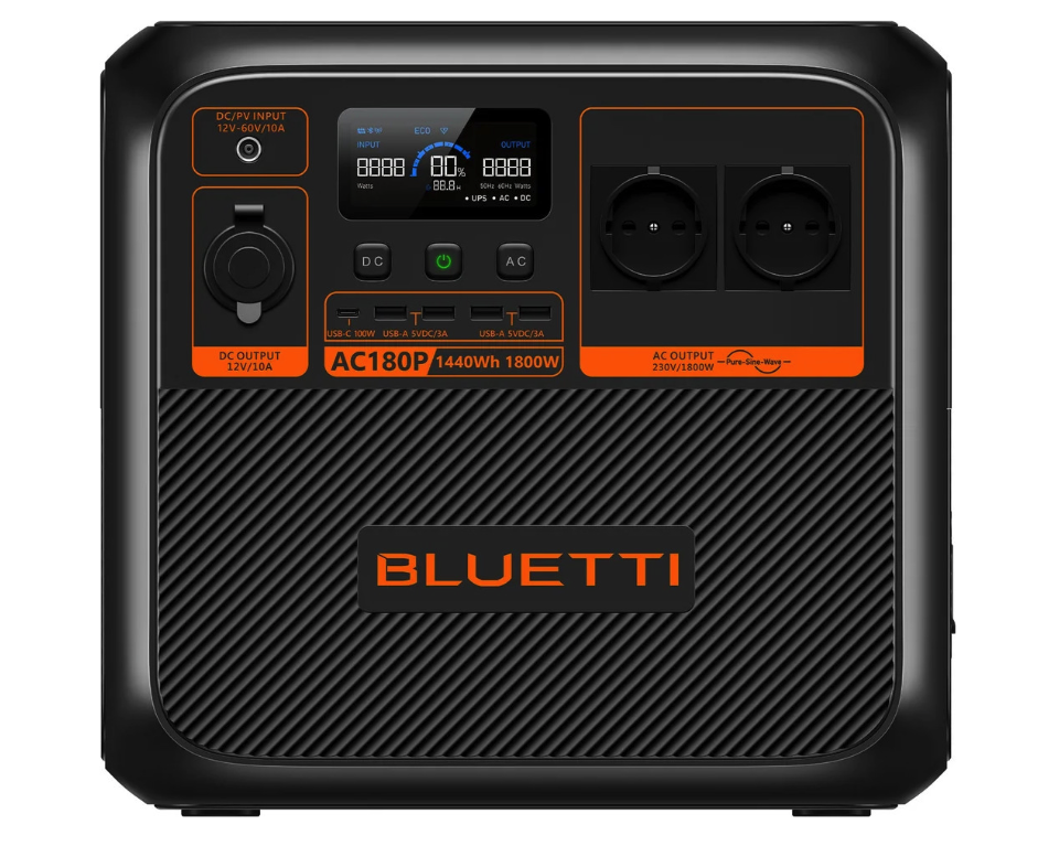 Зарядна станція BLUETTI AC180P 1800 Вт 1440 Вт/год LiFePO4