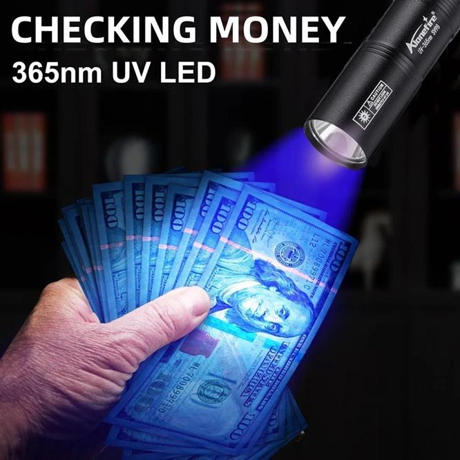 Ліхтарик ультрафіолетовий Type4 Type-C LED UV Flashlight 365 Portable Mini Ultraviolet Torch 3W Black (UVFTT4CK) - фото 13 Ліхтарик ультрафіолетовий Type4 Type-C LED UV Flashlight 365 Portable Mini Ultraviolet Torch 3W Black (UVFTT4CK) - фото 13