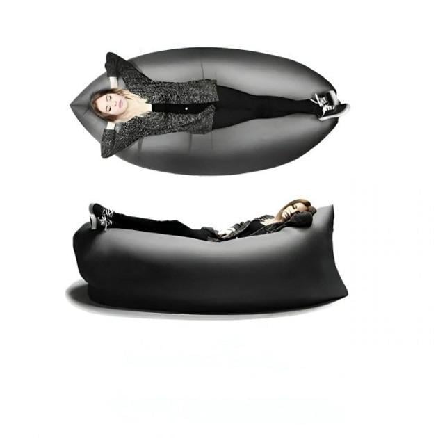 Диван надувний Lamzac Air Cushion для відпочинку Чорний - фото 5 Диван надувний Lamzac Air Cushion для відпочинку Чорний - фото 5