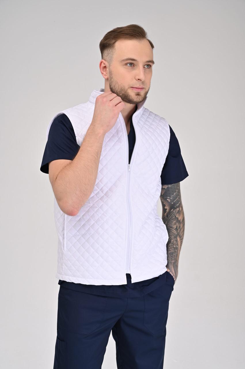 Жилет медицинский мужской теплый TopLine Юкон 2 р. 56 Белый (31500-01-(56) - фото 3 Жилет медицинский мужской теплый TopLine Юкон 2 р. 56 Белый (31500-01-(56) - фото 3