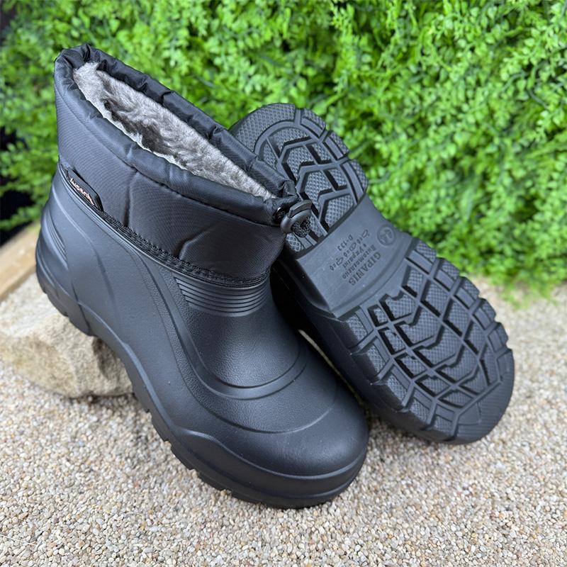 Чоботи чоловічі хутряні короткі VS -0018160-1 p. 43 27,5-28 см Чорний (114885455) - фото 4