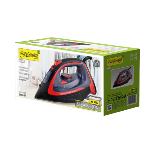 Утюг Maestro MR-308C 2400W (УТ000035571) - фото 2 Утюг Maestro MR-308C 2400W (УТ000035571) - фото 2