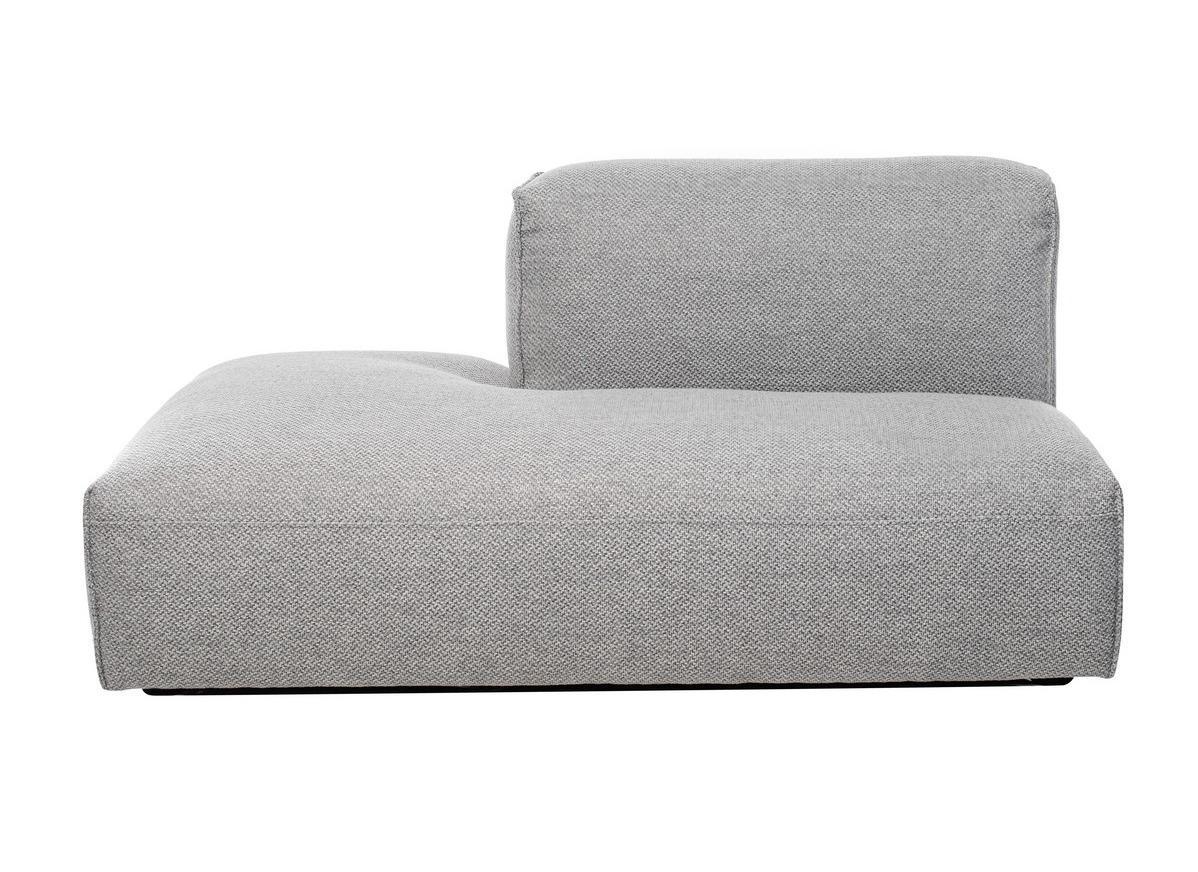 Диван-шезлонг левый открытый Vetro Mebel Рим дерево/ткань 1480х940х680 мм Серебристо-серый